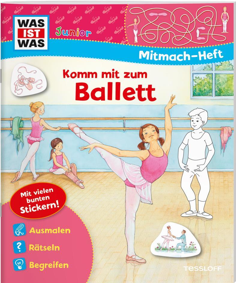 Cover: 9783788675752 | WAS IST WAS Junior Mitmachheft Komm mit zum Ballett | Tatjana Marti