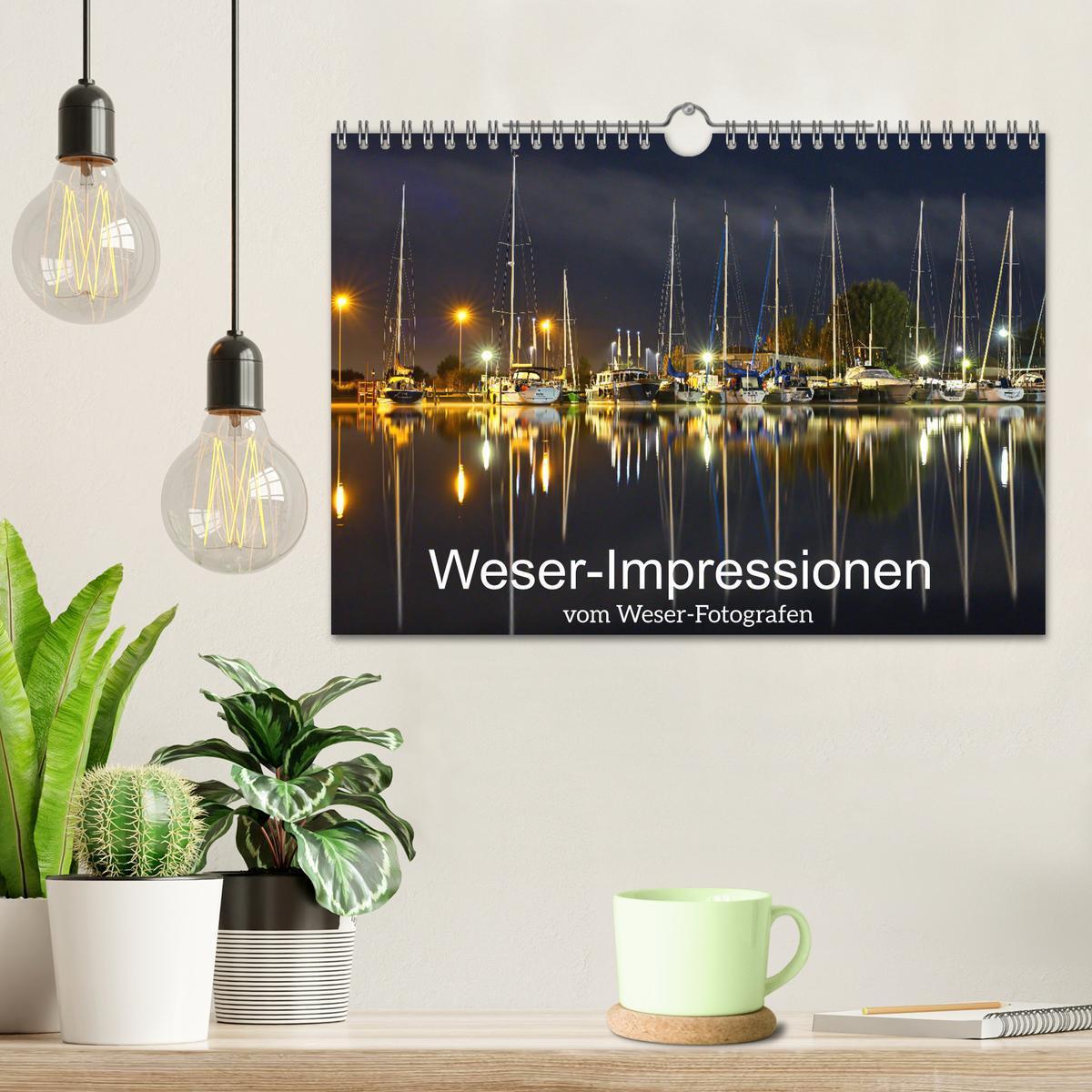 Bild: 9783457160183 | Weser-Impressionen (Wandkalender 2025 DIN A4 quer), CALVENDO...