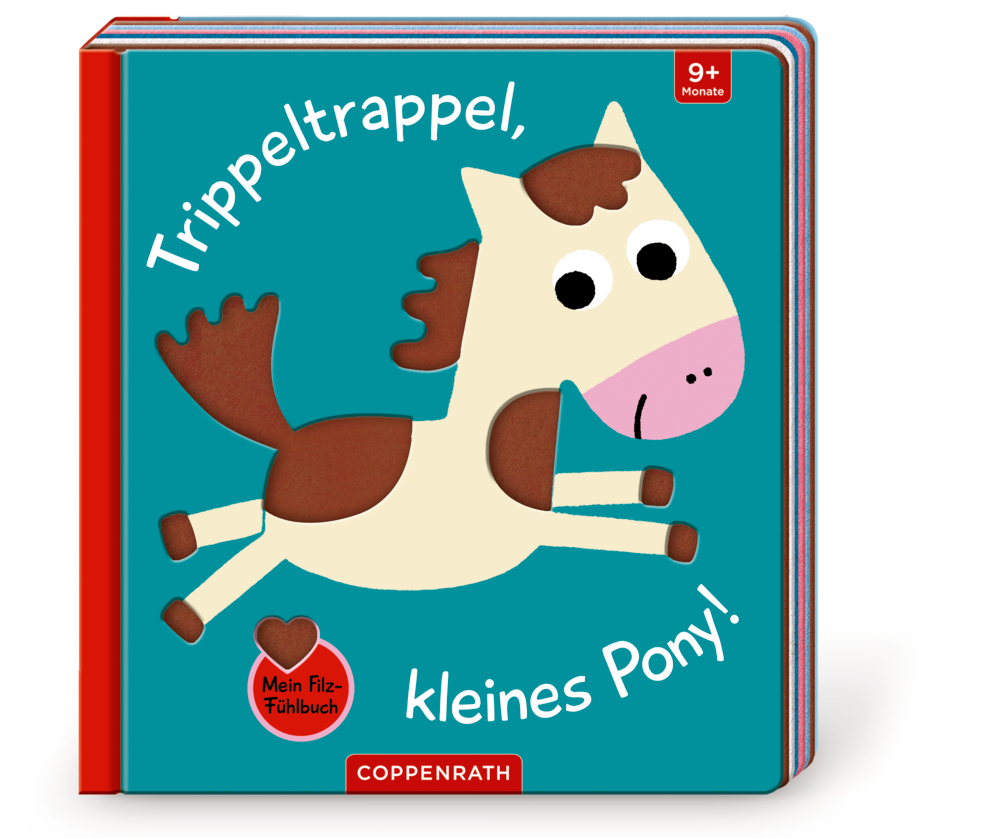 Cover: 9783649638810 | Mein Filz-Fühlbuch: Trippeltrappel, kleines Pony! | Yayo Kawamura
