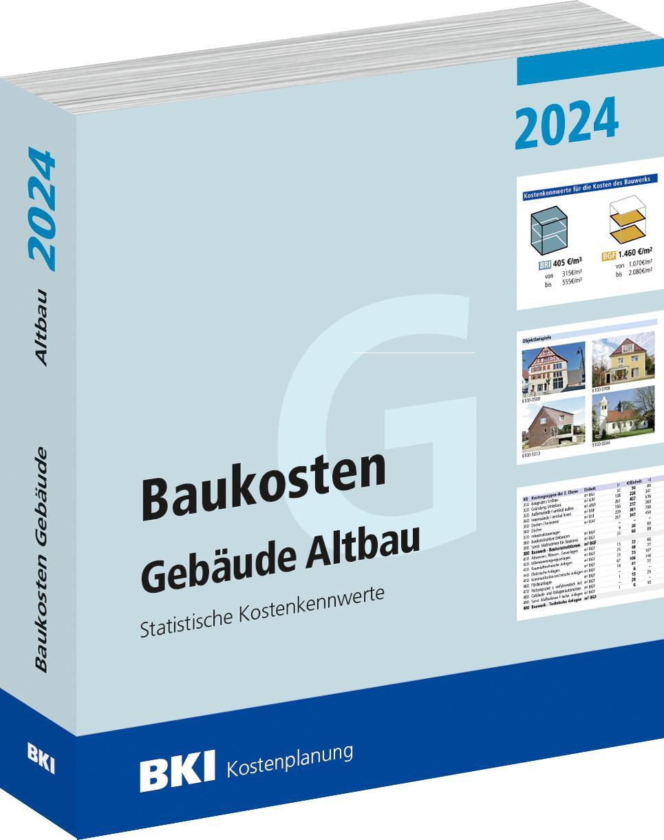 Cover: 9783481047474 | BKI Baukosten Gebäude Altbau 2024 | Architektenkammern | Taschenbuch