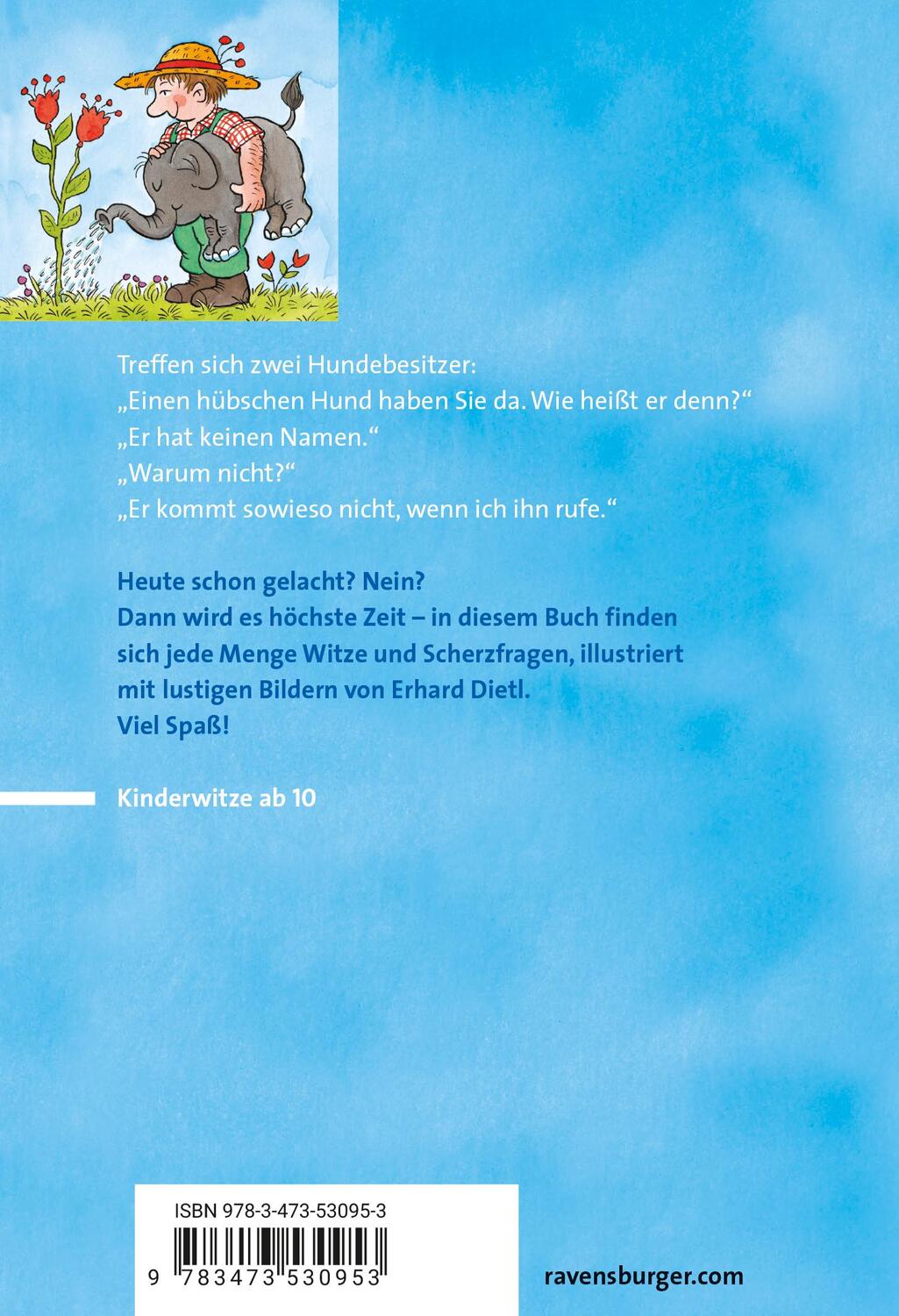 Rückseite: 9783473530953 | 777 tolle Kinderwitze | Erhard Dietl | Taschenbuch | 189 S. | Deutsch