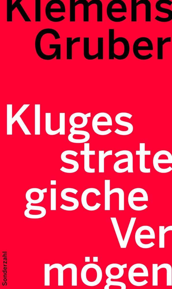 Cover: 9783854496021 | Kluges strategische Vermögen | Zur Aktualität der Avantgarde | Gruber