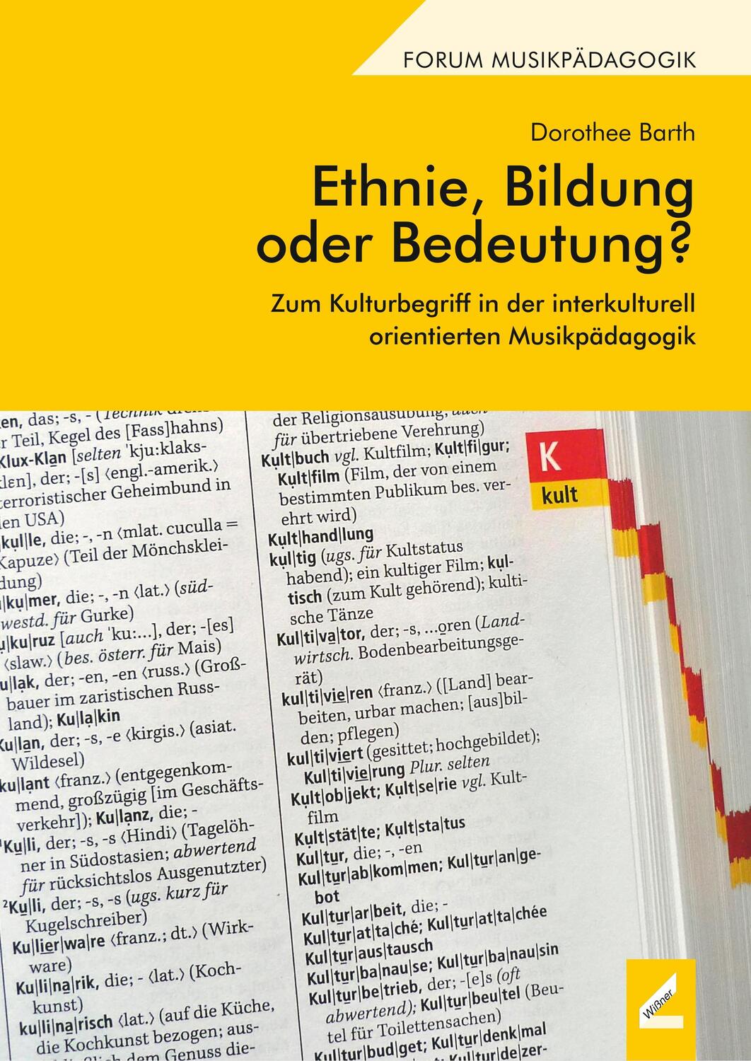 Cover: 9783957861870 | Ethnie, Bildung oder Bedeutung? | Dorothee Barth | Taschenbuch | 2019