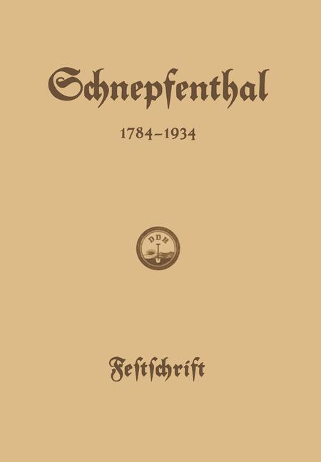 Cover: 9783642938757 | Die Erziehungsanstalt Schnepfenthal 1784¿1934 | Ausfeld (u. a.) | Buch