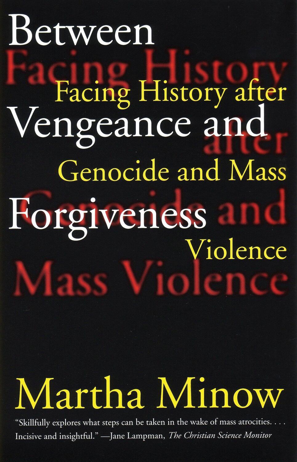 Cover: 9780807045077 | Between Vengeance and Forgiveness | Martha Minow | Taschenbuch | 1999