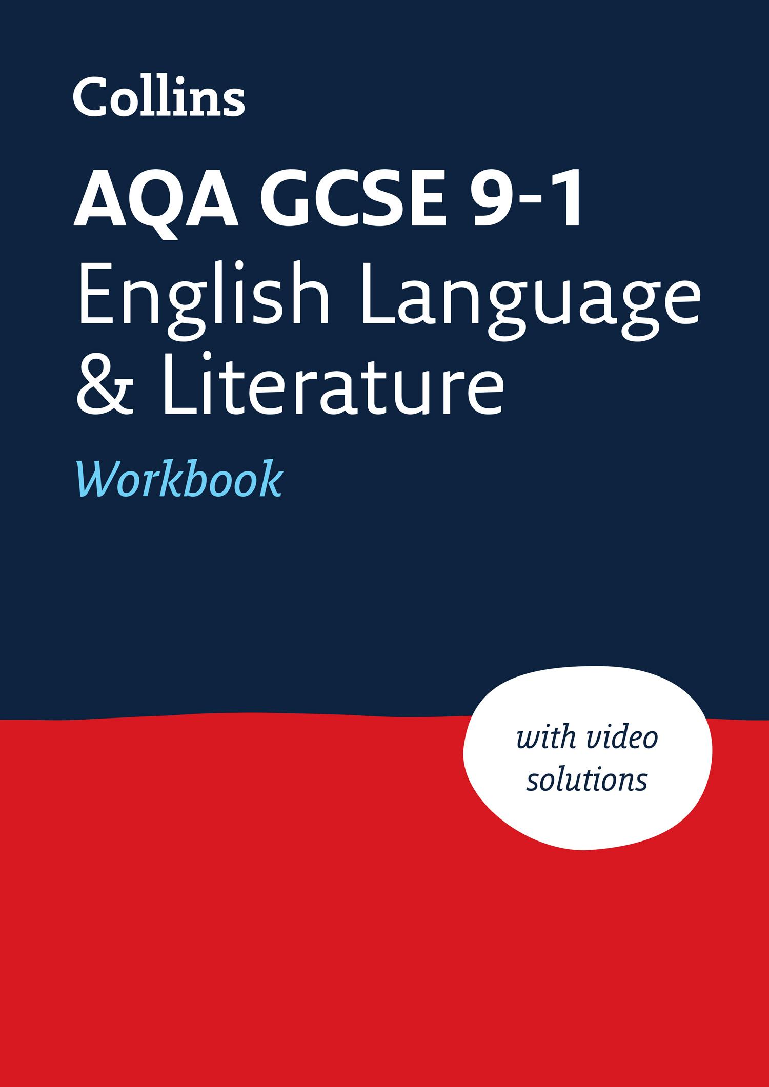 Cover: 9780008535049 | Aqa GCSE 9-1 English Language and Literature Workbook | Collins Gcse