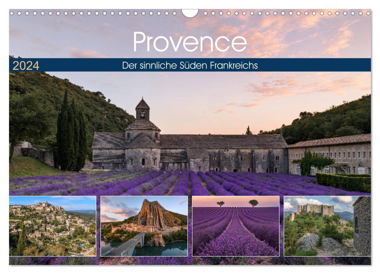 Cover: 9783383085338 | Provence, der sinnliche Süden Frankreichs (Wandkalender 2024 DIN A3...