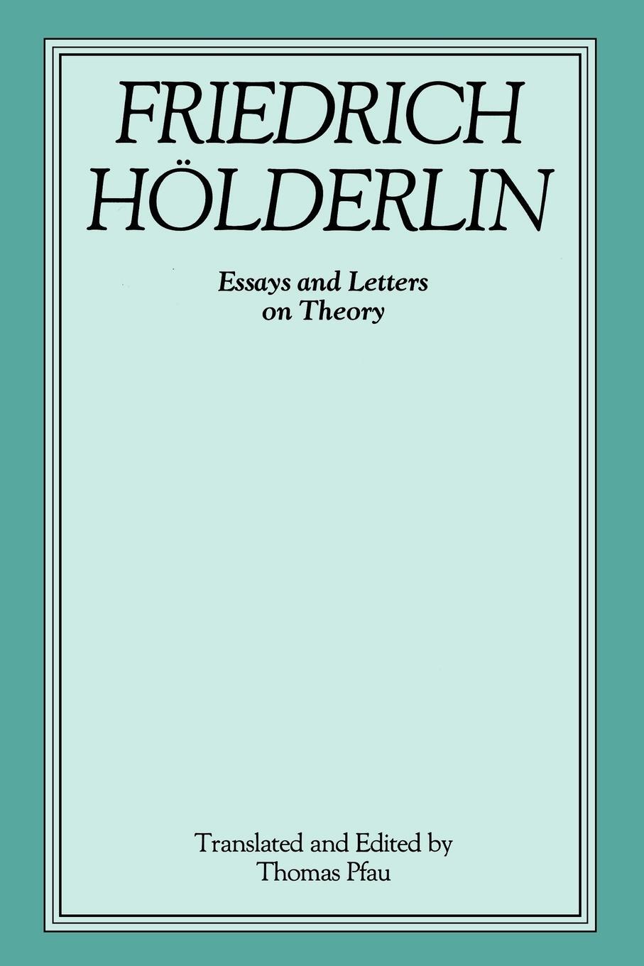 Cover: 9780887065590 | Friedrich Holderlin | Thomas Pfau | Taschenbuch | Paperback | Englisch