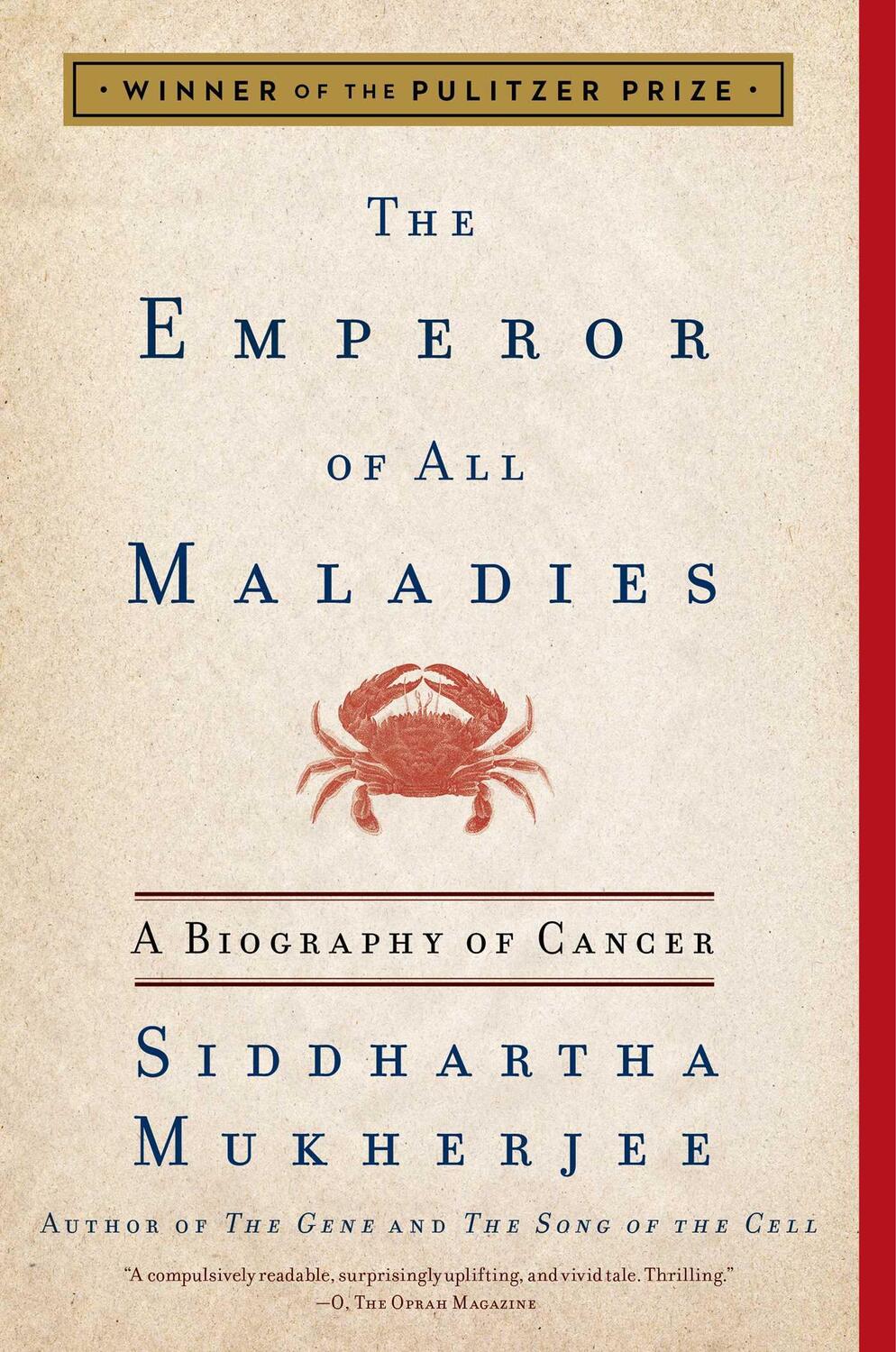 Cover: 9781439170915 | Emperor of All Maladies | A Biography of Cancer | Siddhartha Mukherjee