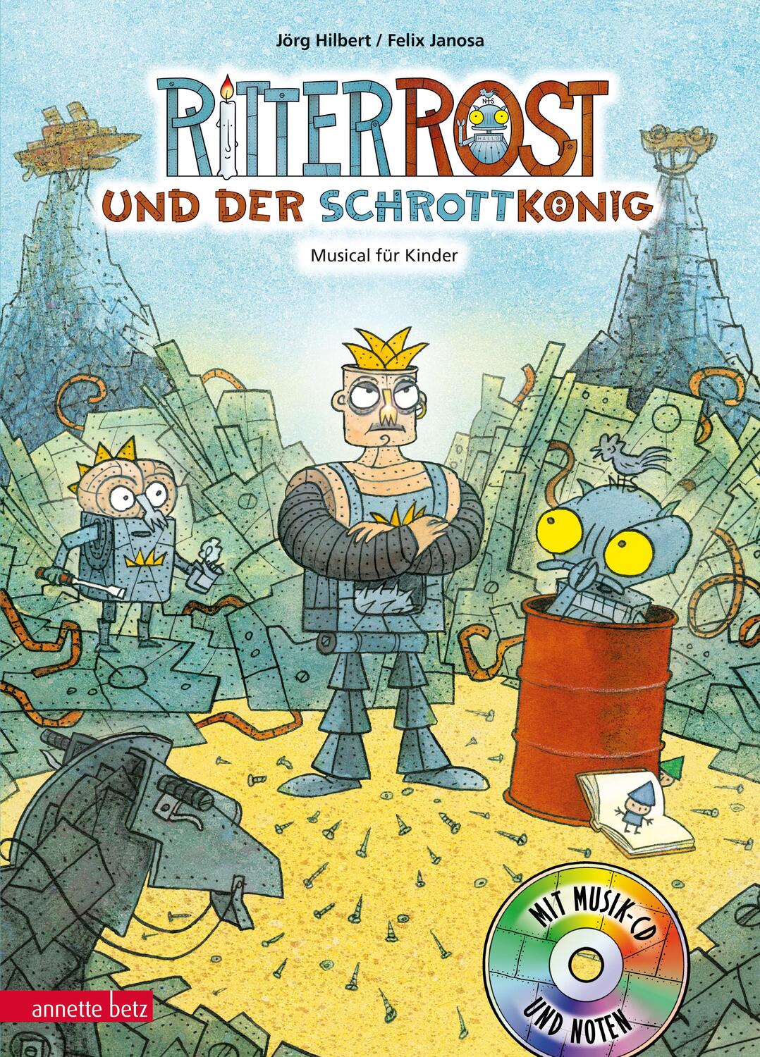 Cover: 9783219118445 | Ritter Rost 14: Ritter Rost und der Schrottkönig | Buch mit CD | Buch