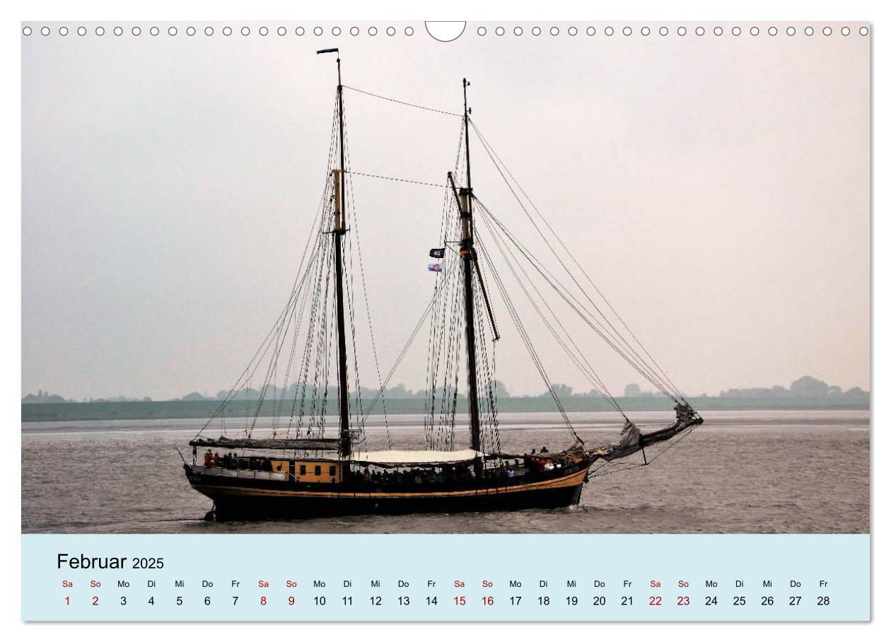 Bild: 9783435439270 | Parade der Windjammer - 2025 (Wandkalender 2025 DIN A3 quer),...