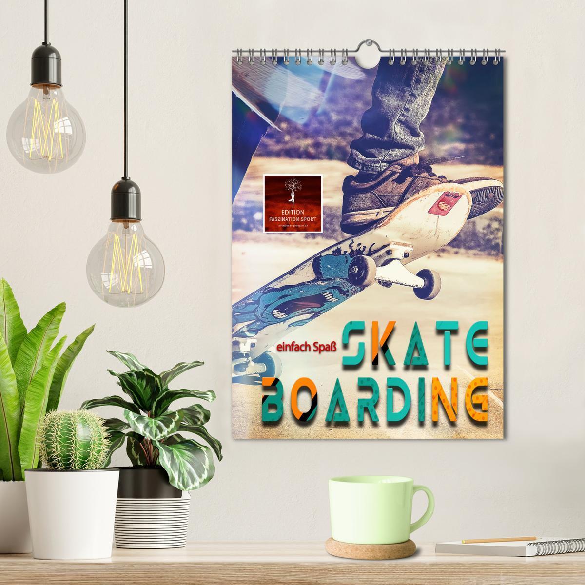 Bild: 9783435931675 | Skateboarding - einfach Spaß (Wandkalender 2025 DIN A4 hoch),...