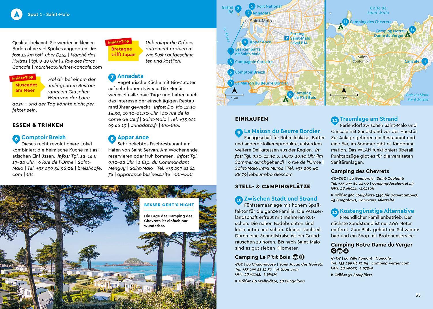 Bild: 9783829731935 | MARCO POLO Camper Guide Bretagne & Normandie | Ralf Johnen | Buch