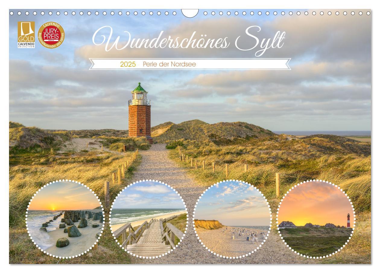 Cover: 9783383828614 | Wunderschönes Sylt - Perle der Nordsee (Wandkalender 2025 DIN A3...