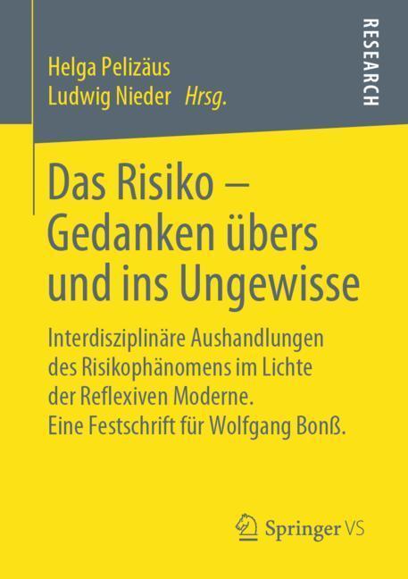 Cover: 9783658273408 | Das Risiko ¿ Gedanken übers und ins Ungewisse | Ludwig Nieder (u. a.)