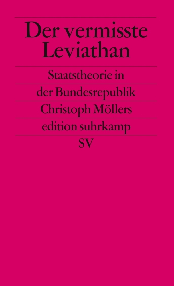 Cover: 9783518125458 | Der vermisste Leviathan | Staatstheorie in der Bundesrepublik | Buch