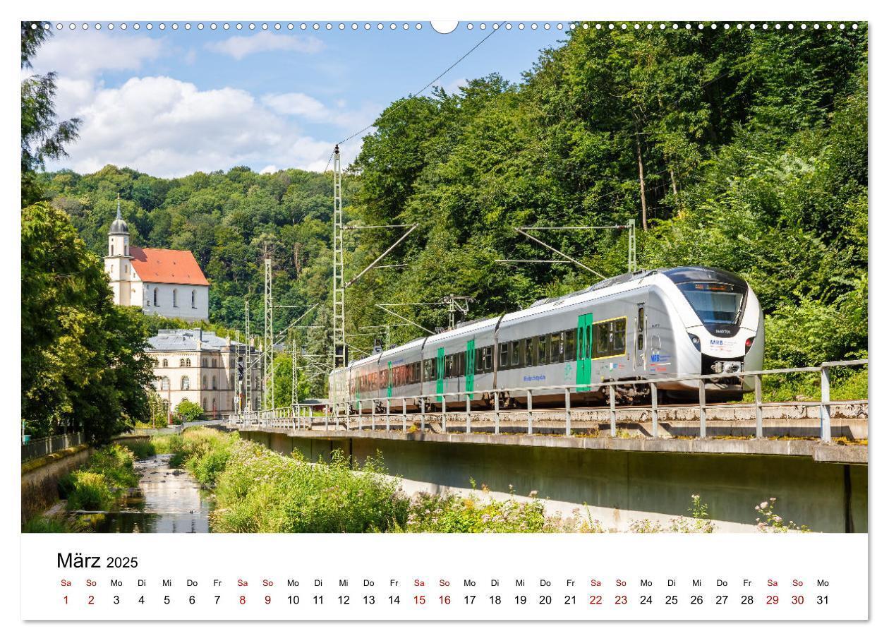 Bild: 9783435034772 | Eisenbahn in Deutschland (Wandkalender 2025 DIN A2 quer), CALVENDO...