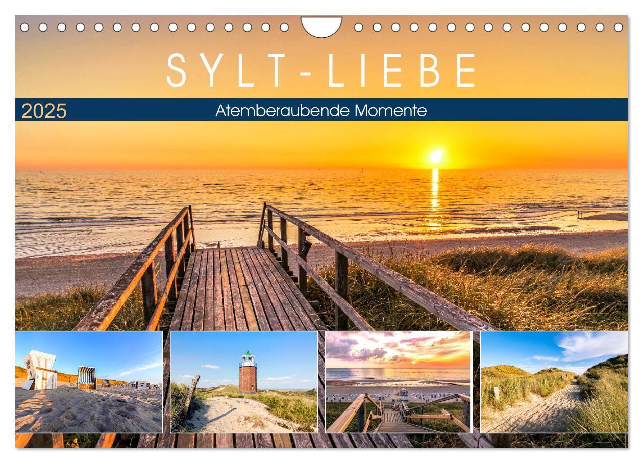 Cover: 9783435219841 | SYLT-LIEBE Atemberaubende Momente (Wandkalender 2025 DIN A4 quer),...