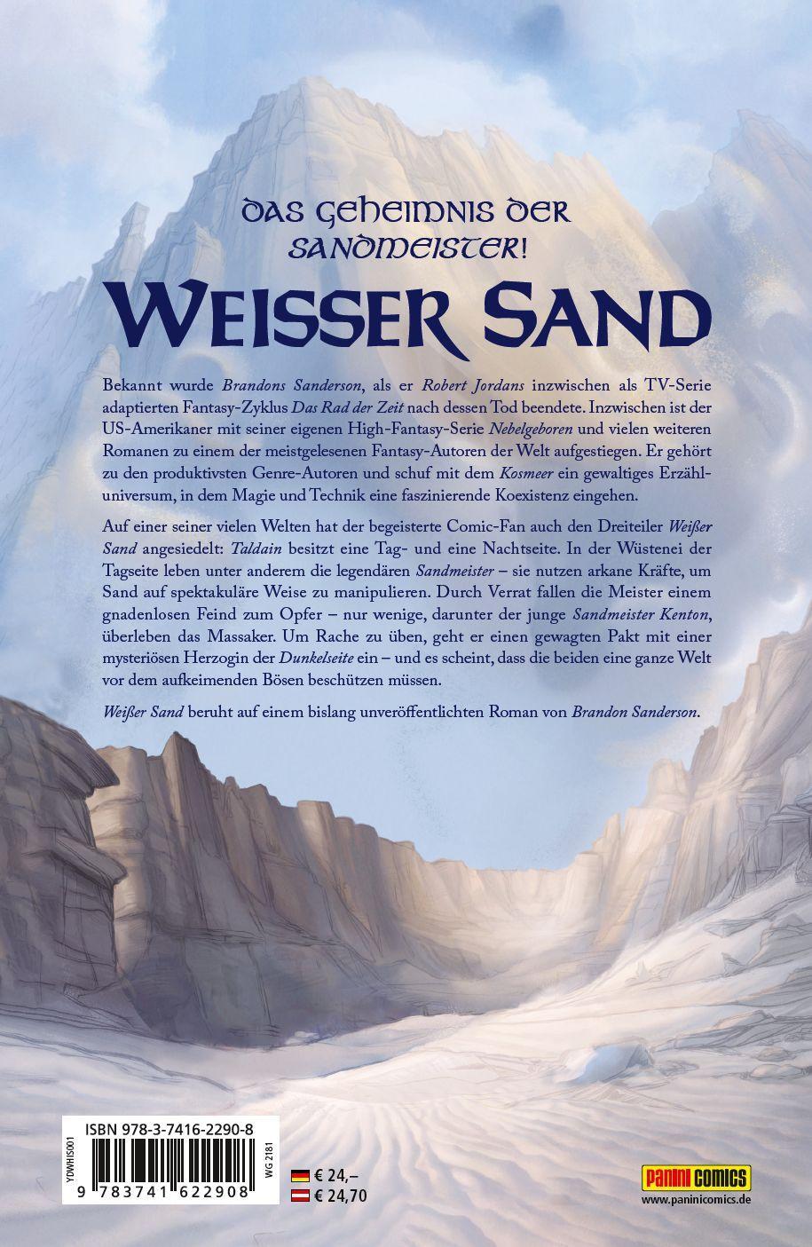 Rückseite: 9783741622908 | Brandon Sandersons Weißer Sand - Eine Graphic Novel aus dem Kosmeer
