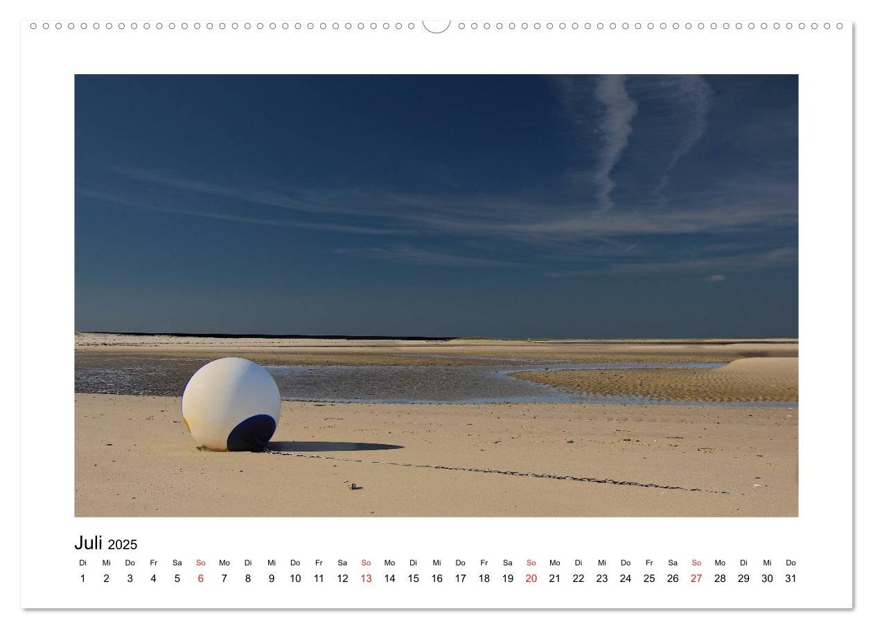 Bild: 9783435616879 | Sylt - Tage am Meer (Wandkalender 2025 DIN A2 quer), CALVENDO...