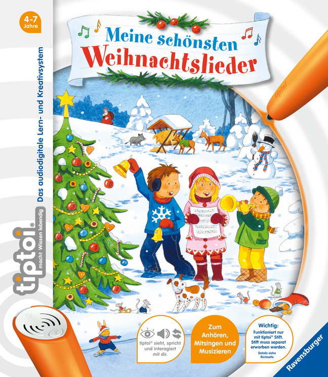 Cover: 9783473554102 | tiptoi® Meine schönsten Weihnachtslieder | Cornelia Neudert | Buch