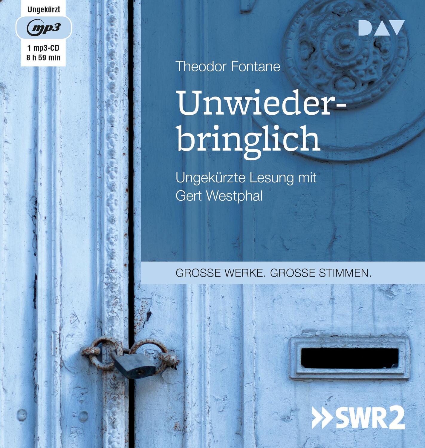 Cover: 9783742406866 | Unwiederbringlich | Ungekürzte Lesung mit Gert Westphal | Fontane