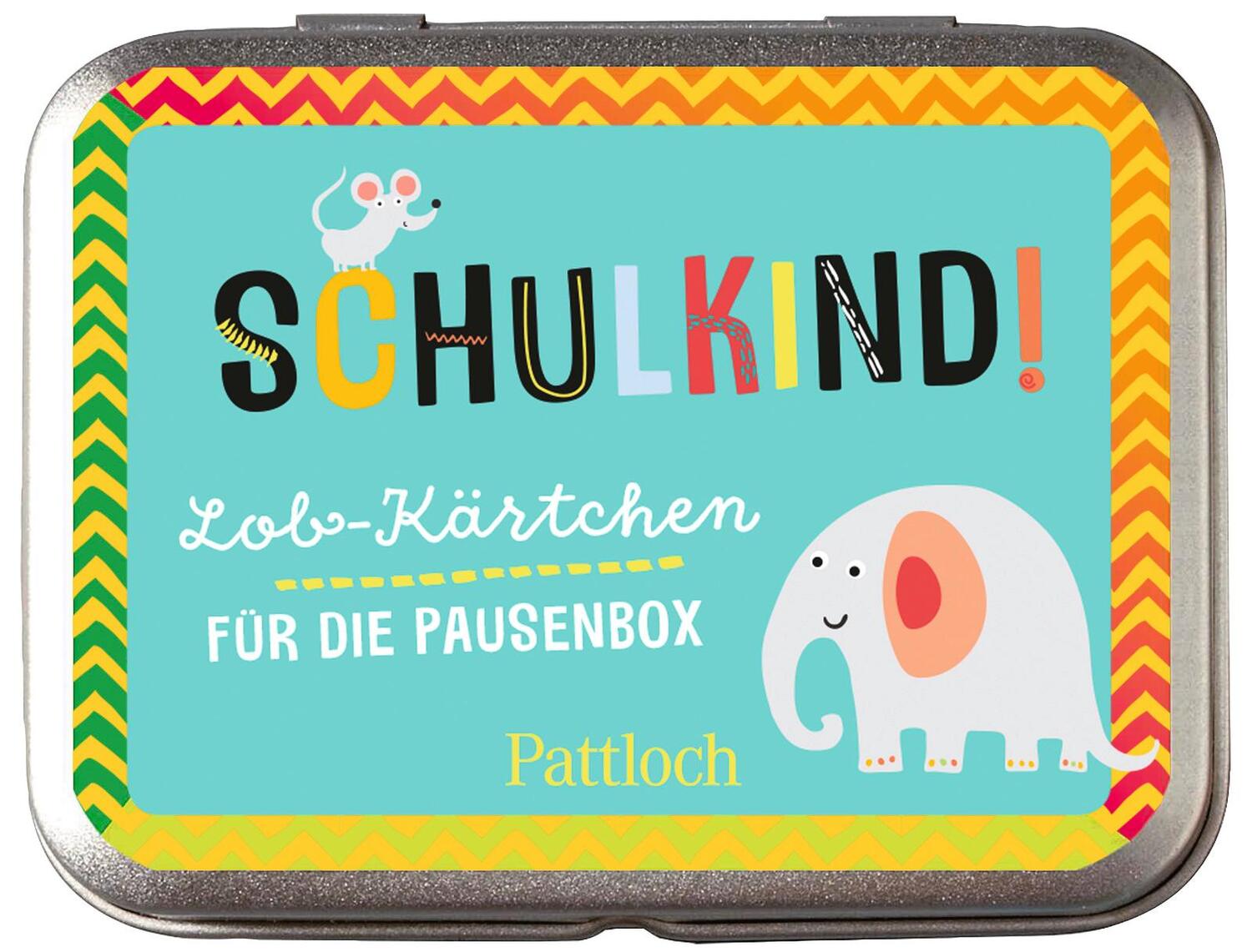 Cover: 4260308343438 | Schulkind! Lob-Kärtchen für die Pausenbox | Pattloch Verlag | Box