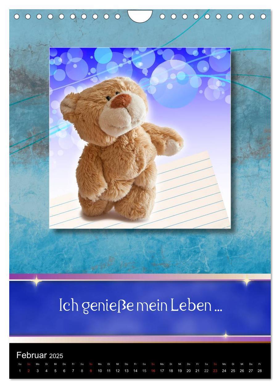 Bild: 9783457037058 | Teddys mit Sprüchen (Wandkalender 2025 DIN A4 hoch), CALVENDO...