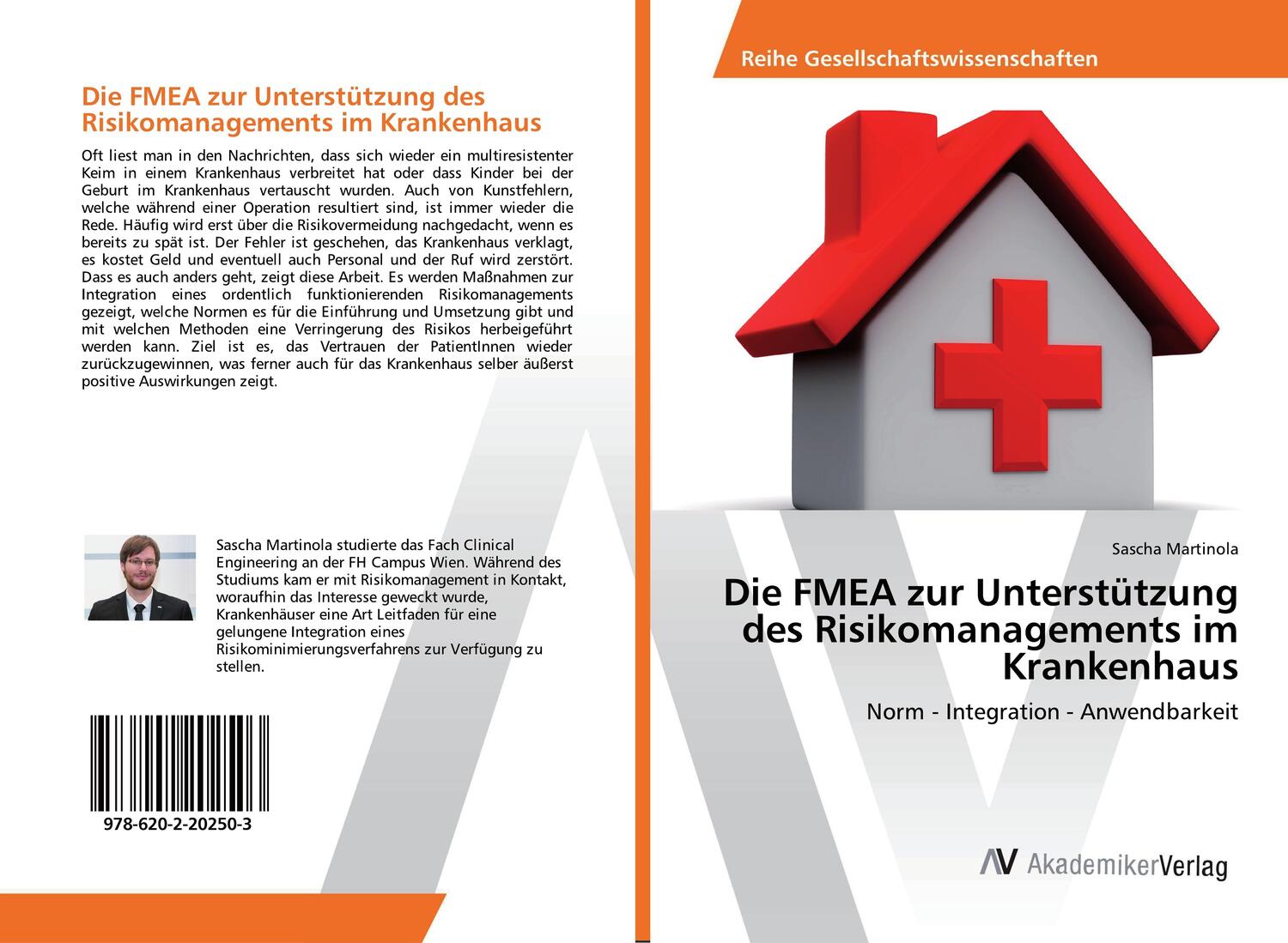 Cover: 9786202202503 | Die FMEA zur Unterstützung des Risikomanagements im Krankenhaus | Buch