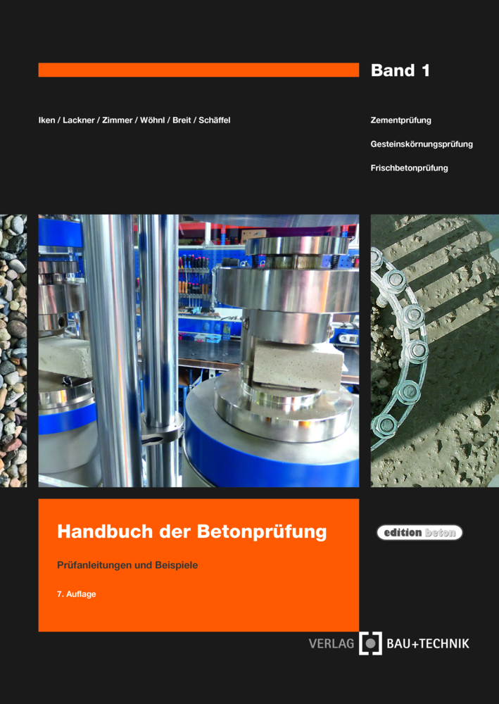 Cover: 9783764006303 | Handbuch der Betonprüfung | Anleitungen und Beispiele | Iken (u. a.)