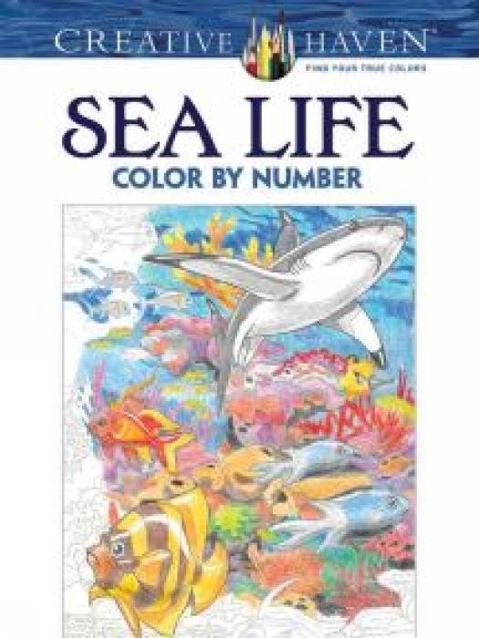 Cover: 9780486797953 | Creative Haven Sea Life Color by Number Coloring Book | Toufexis