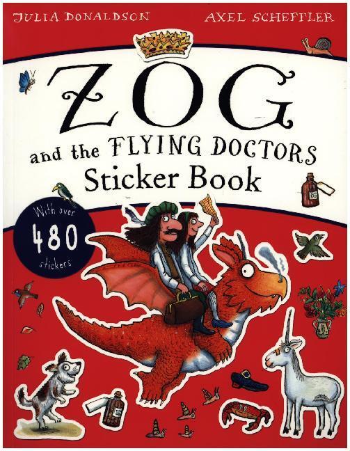 Cover: 9781407197814 | The Zog and the Flying Doctors Sticker Book (PB) | Julia Donaldson