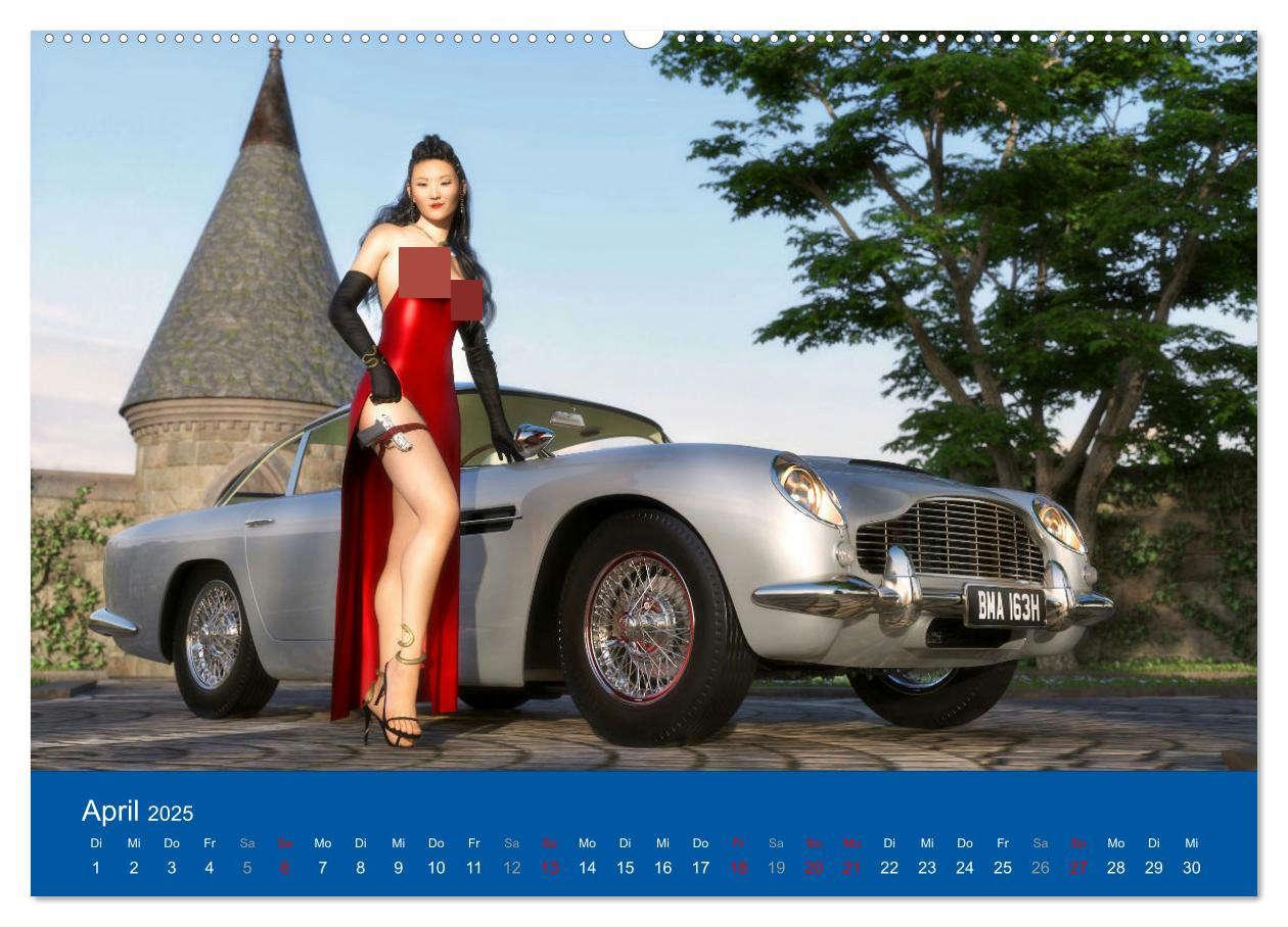 Bild: 9783435063802 | Freche Frauen und heiße Kisten (Wandkalender 2025 DIN A2 quer),...