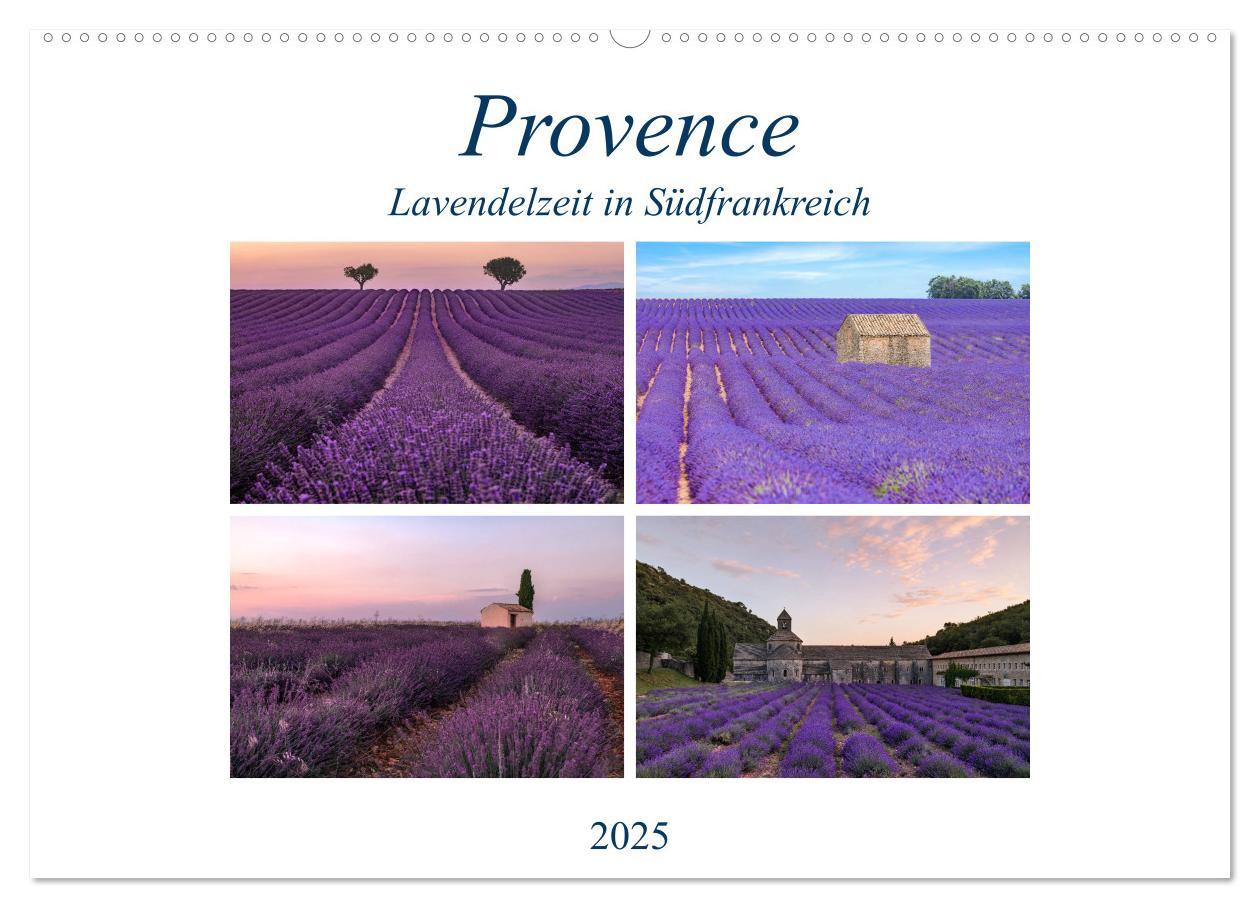 Cover: 9783435304028 | Provence, Lavendelzeit in Südfrankreich (Wandkalender 2025 DIN A2...