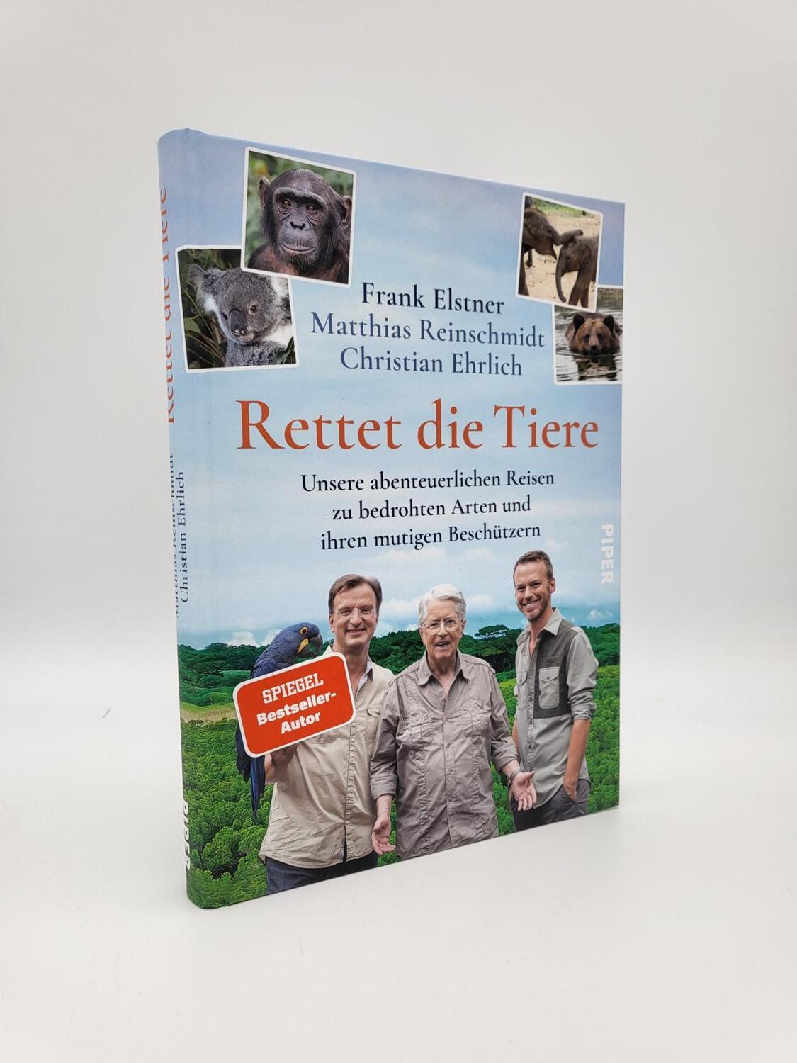 Bild: 9783492071727 | Rettet die Tiere | Frank Elstner (u. a.) | Buch | Deutsch | 2023