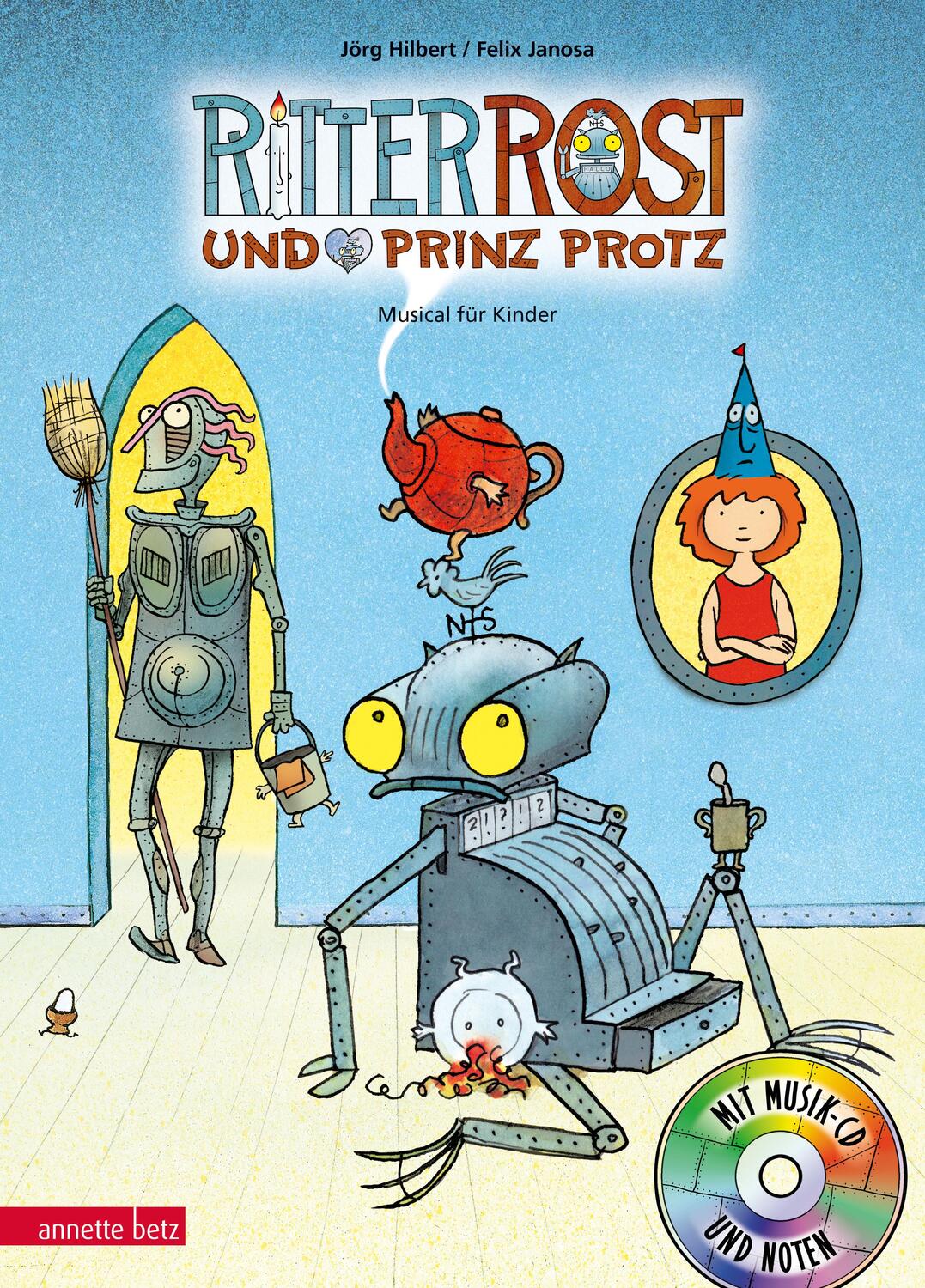 Cover: 9783219118339 | Ritter Rost 4: Ritter Rost und Prinz Protz | Buch mit CD | Hilbert