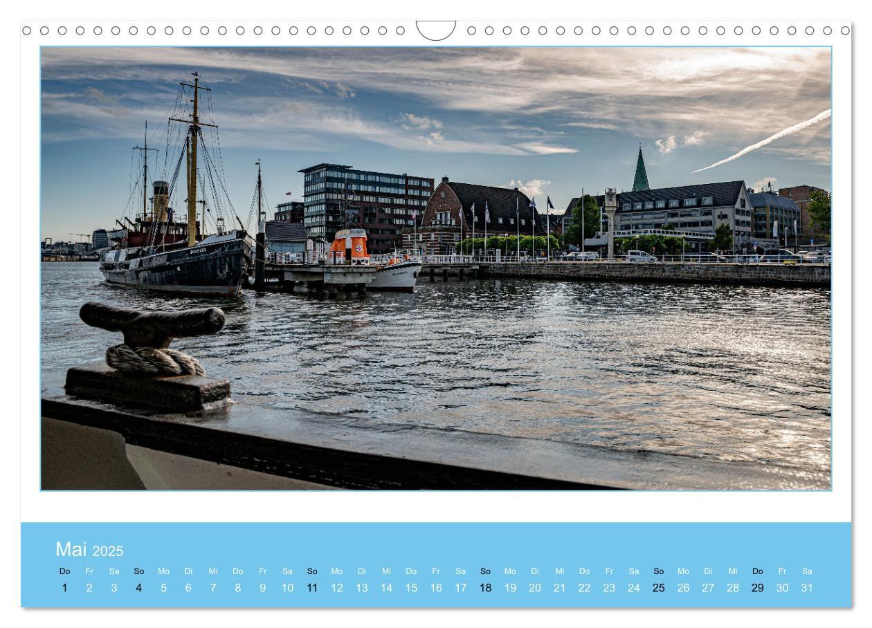 Bild: 9783435036554 | Kiel: Maritime Impressionen (Wandkalender 2025 DIN A3 quer),...