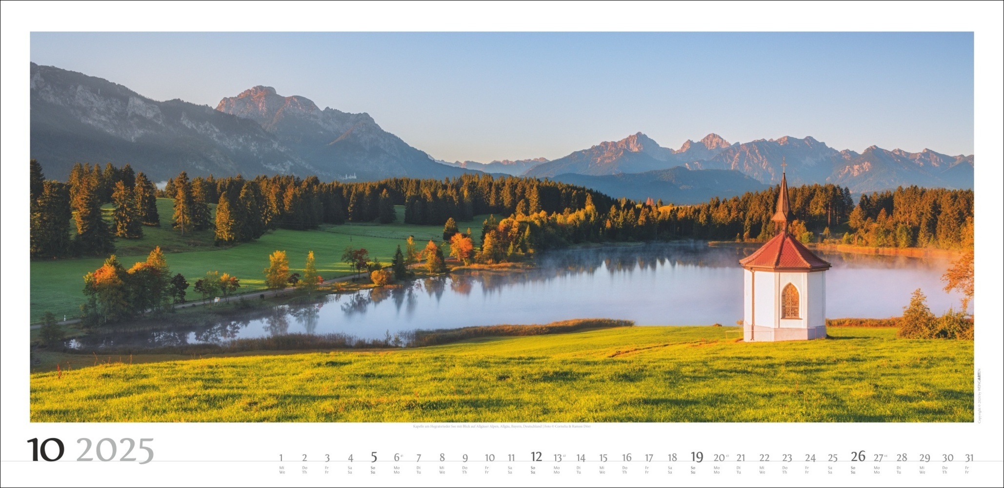 Bild: 9783839900215 | Alpenpanorama Kalender 2025 | Cornelia Dörr (u. a.) | Kalender | 14 S.