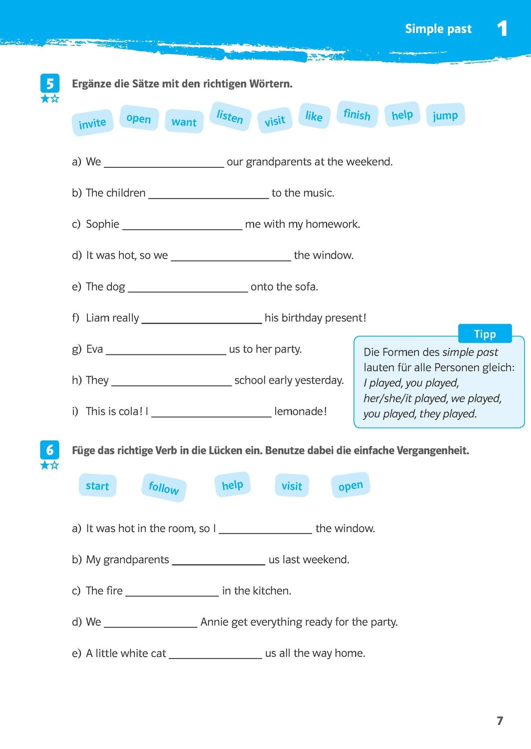 Bild: 9783129273920 | 10-Minuten-Training Simple Past und Present Perfect. Englisch 6./7....