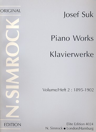 Cover: 9790221115522 | Piano Works Band 2 | Josef Suk | Buch | EAN 9790221115522