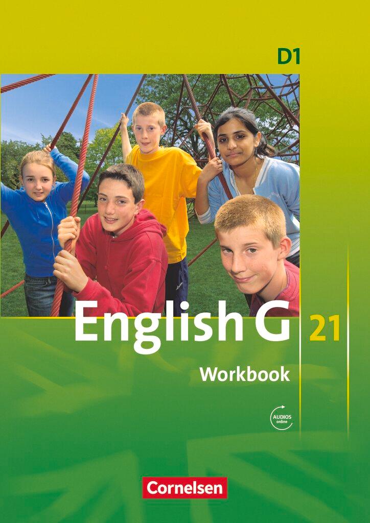 Cover: 9783060312436 | English G 21. Ausgabe D 1. Workbook mit Audios online | 5. Schuljahr