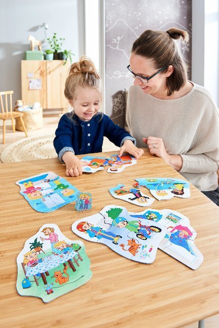 Bild: 4010168248448 | HABA 6 erste Puzzles - Mein Tag (Kinderpuzzle) | Spiel | Deutsch