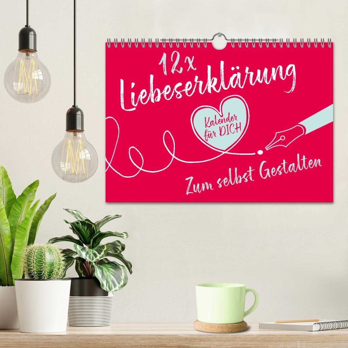 Bild: 9783383862113 | 12 x Liebeserklärung - Bastelkalender (Wandkalender 2025 DIN A4...