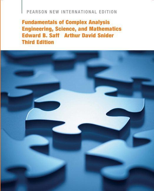 Cover: 9781292023755 | Fundamentals of Complex Analysis with Applications to Engineering,...