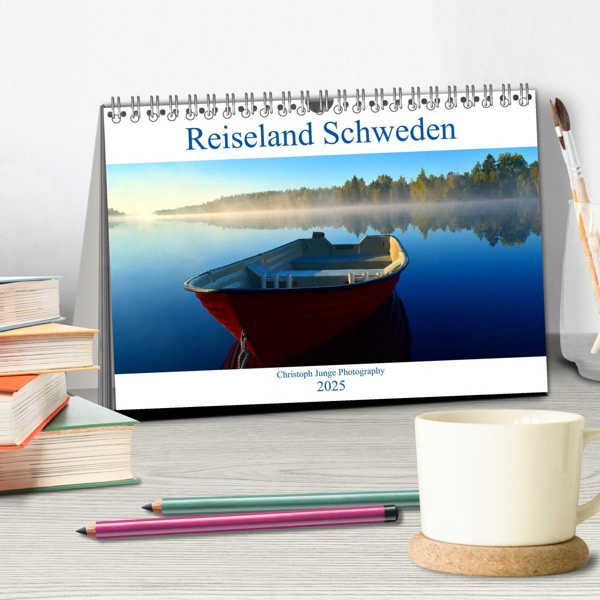 Bild: 9783435293834 | Reiseland Schweden (Tischkalender 2025 DIN A5 quer), CALVENDO...