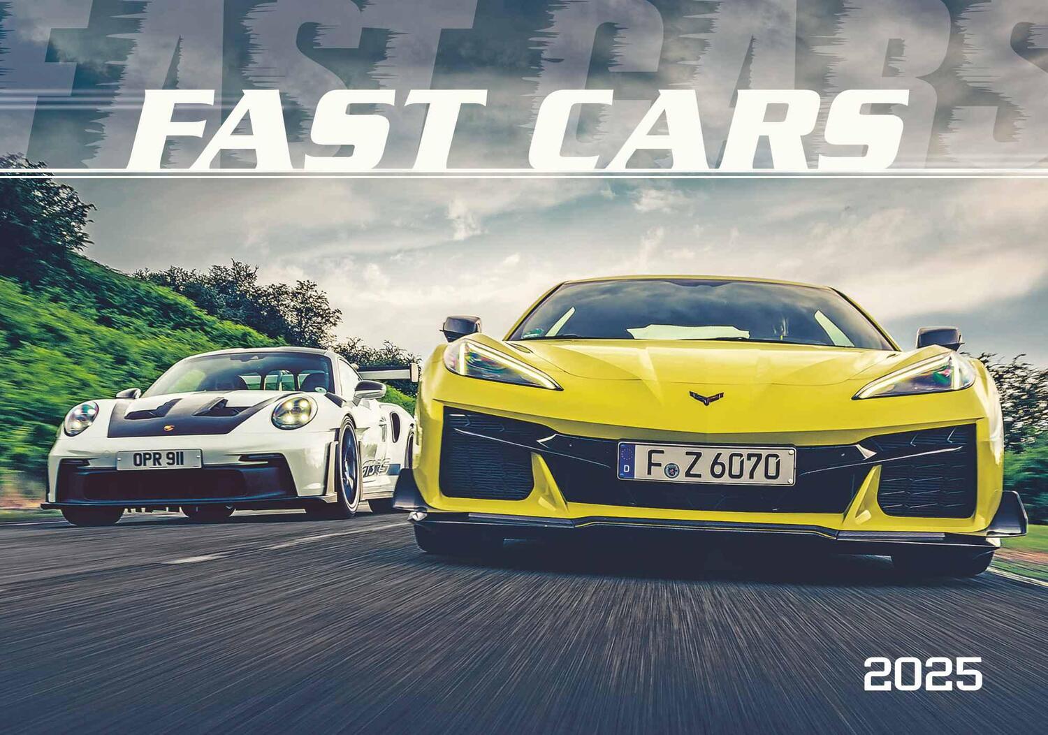Cover: 4251732344115 | Fast Cars 2025 - Bildkalender 48,5x34 cm - mit vielen...