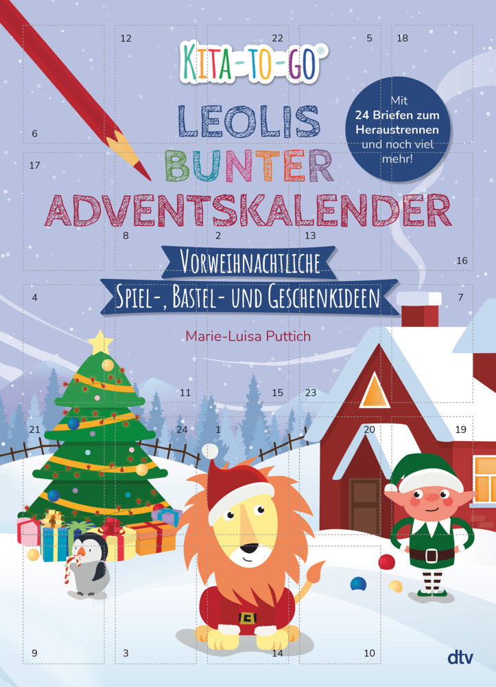 Cover: 9783423719193 | Kita-to-Go: Leolis bunter Adventskalender - Vorweihnachtliche...