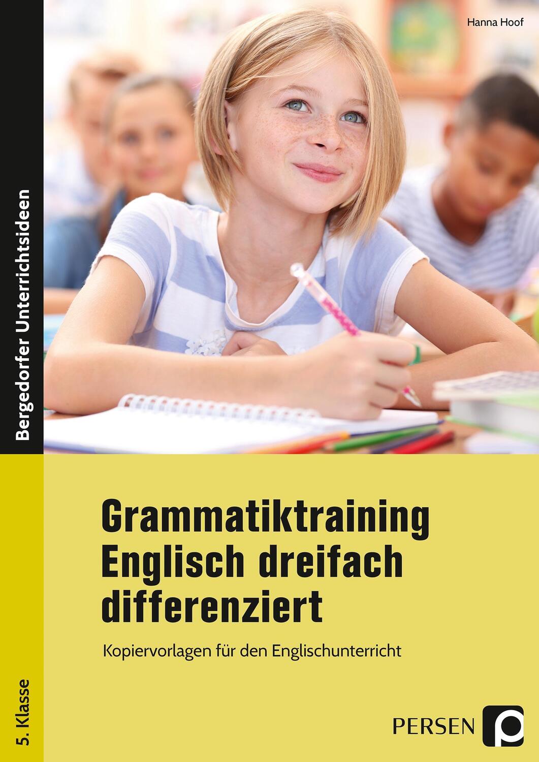 Cover: 9783403203643 | Grammatiktraining Englisch dreifach differenziert | Hanna Hoof | Buch