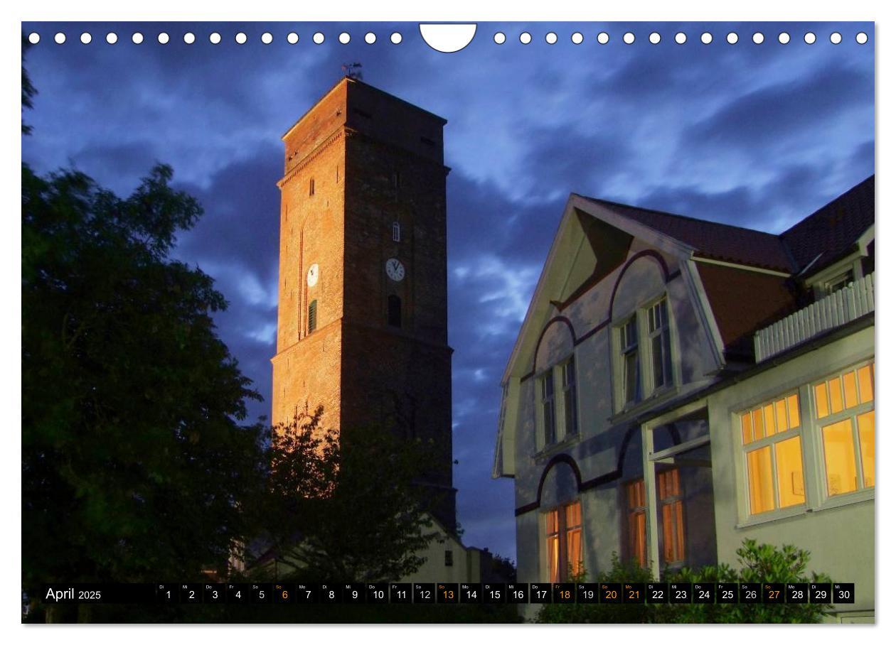 Bild: 9783435760824 | Borkum (Wandkalender 2025 DIN A4 quer), CALVENDO Monatskalender | 2025