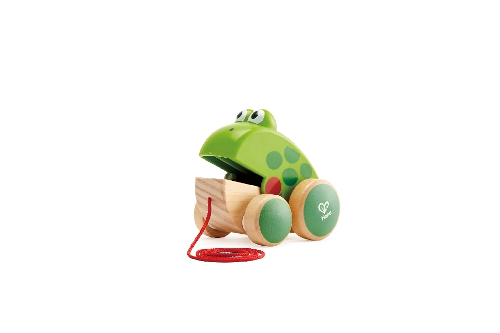 Bild: 6943478025066 | Nachziehfrosch Fridolin | Spiel | E0361 | Deutsch | 2023 | Hape